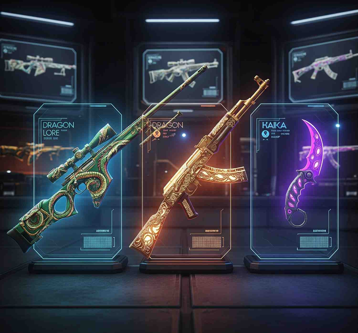 Collection of the most expensive Rust skins